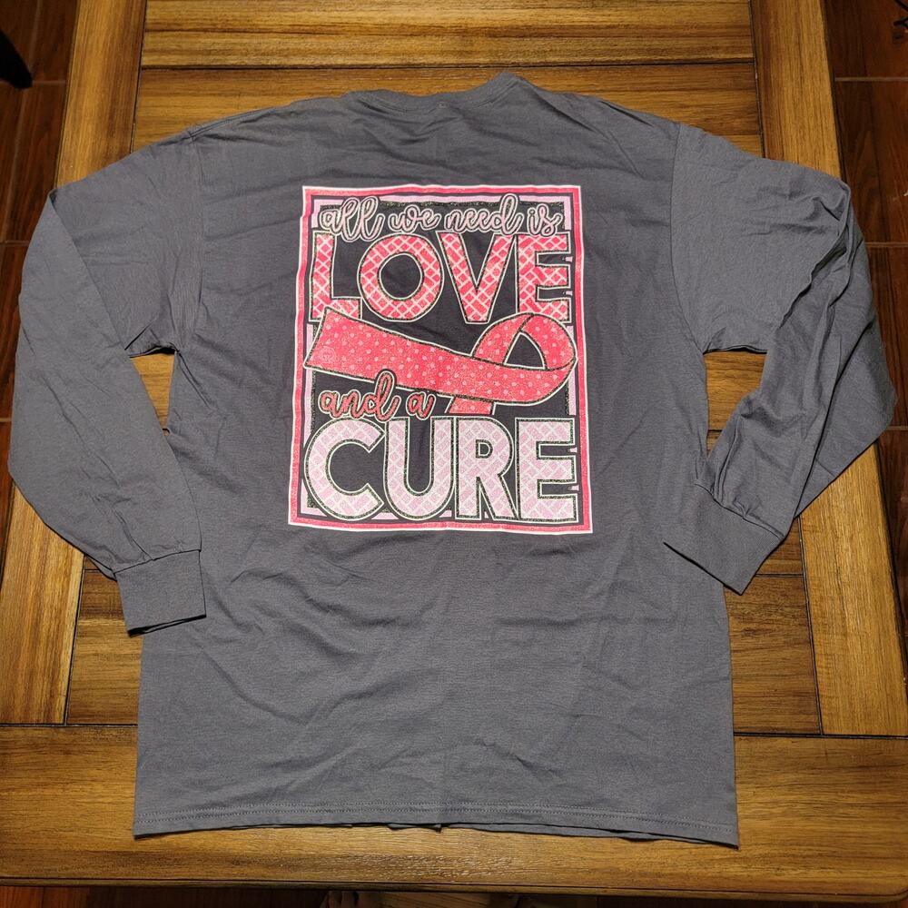 Girlie Girl Originals LS Awareness Tee "All We Need" - Size Large